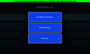 Livearchive.org thumbnail