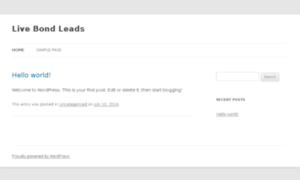Livebondleads.com thumbnail