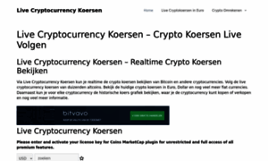 Livecryptocurrencykoers.nl thumbnail