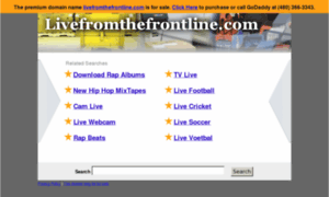 Livefromthefrontline.com thumbnail