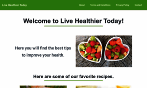 Livehealthiertoday.net thumbnail