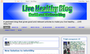 Livehealthyblog.org thumbnail