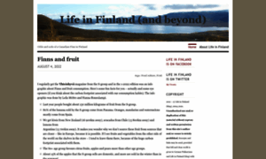 Liveinfinland.wordpress.com thumbnail