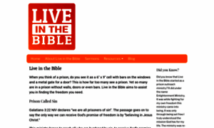 Liveinthebible.com thumbnail