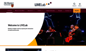 Livelab.mcmaster.ca thumbnail