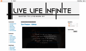 Livelifeinfinite.blogspot.com thumbnail