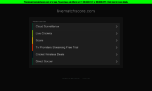 Livematchscore.com thumbnail