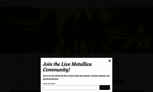 Livemetallica.com thumbnail