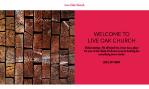 Liveoakchurch.com thumbnail