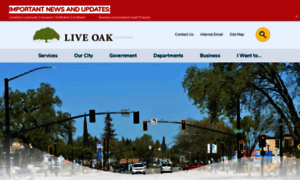 Liveoakcity.org thumbnail