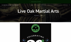 Liveoakmartialarts.com thumbnail