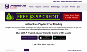 Livepsychicchatapp.com thumbnail