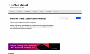 Liveshell-manual.cerevo.com thumbnail