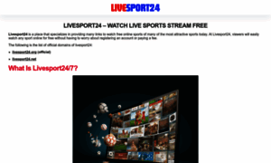 Livesport24.stream thumbnail