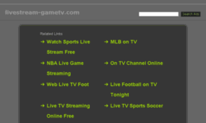 Livestream-gametv.com thumbnail