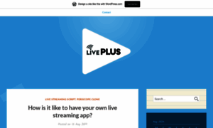 Livestreamingapp.wordpress.com thumbnail