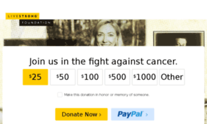 Livestrongday.livestrong.org thumbnail