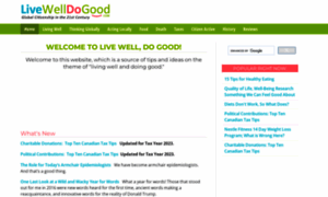 Livewelldogood.com thumbnail