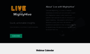 Livewithmightyhive.splashthat.com thumbnail