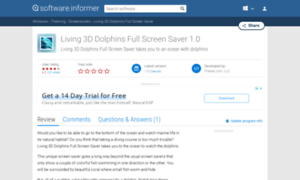 Living-3d-dolphins-full-screen-saver.software.informer.com thumbnail