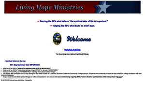 Living-hope-ministries.org thumbnail