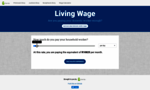 Living-wage.co.za thumbnail
