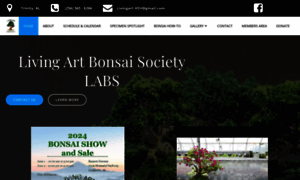 Livingartbonsaisociety.org thumbnail