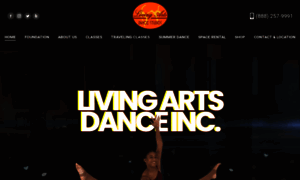 Livingartsdance.com thumbnail