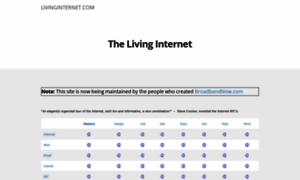 Livinginternet.com thumbnail