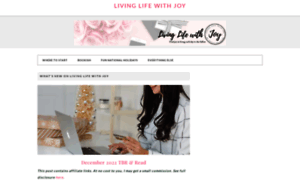 Livinglifewithjoy.com thumbnail