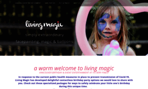 Livingmagicentertainment.com thumbnail
