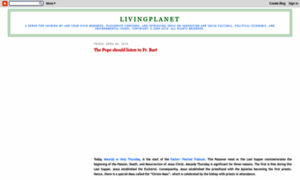 Livingplanet.blogspot.com thumbnail