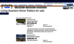 Livingquarterhorsetrailers.com thumbnail