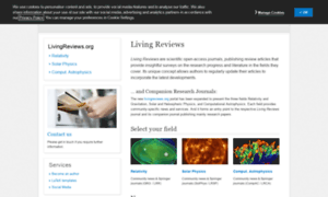 Livingreviews.org thumbnail
