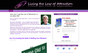 Livingthelawofattraction.com thumbnail