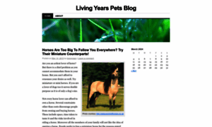Livingyearspets.wordpress.com thumbnail