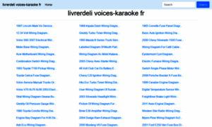 Livrerdeli.voices-karaoke.fr thumbnail