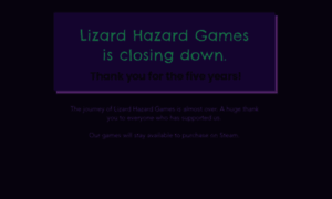 Lizardhazardgames.com thumbnail