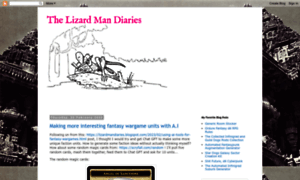 Lizardmandiaries.blogspot.com thumbnail