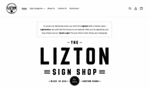 Liztonsignshop.net thumbnail