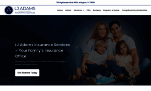 Ljadamsinsurance.com thumbnail