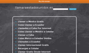 Llamaraestadosunidos.es thumbnail