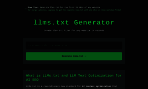 Llmstxtgenerator.org thumbnail
