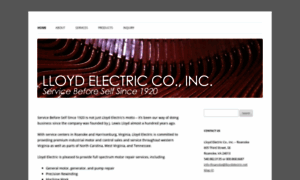 Lloydelectric.net thumbnail