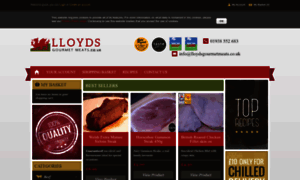 Lloydsgourmetmeats.co.uk thumbnail