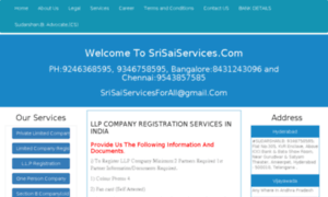 Llp-registration-services-consultants.srisaiservices.com thumbnail