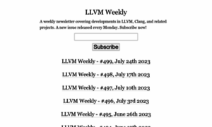 Llvmweekly.org thumbnail