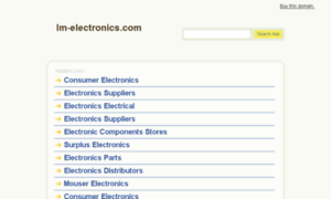 Lm-electronics.com thumbnail