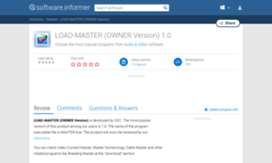 Load-master-owner-version.software.informer.com thumbnail