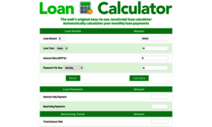 Loancalculator.org thumbnail